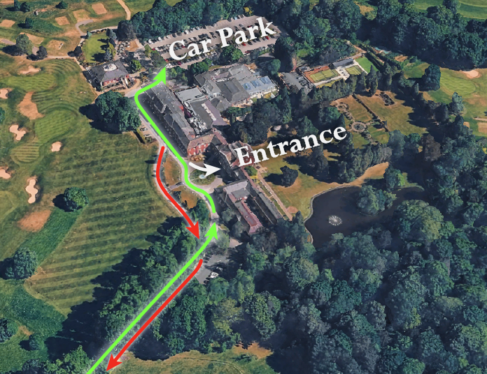 Mottram Hall and its location